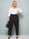 Баггі плюс сайз (Plus Size) чорні з тканини Oysho Н 0269-Б чорн фото 2